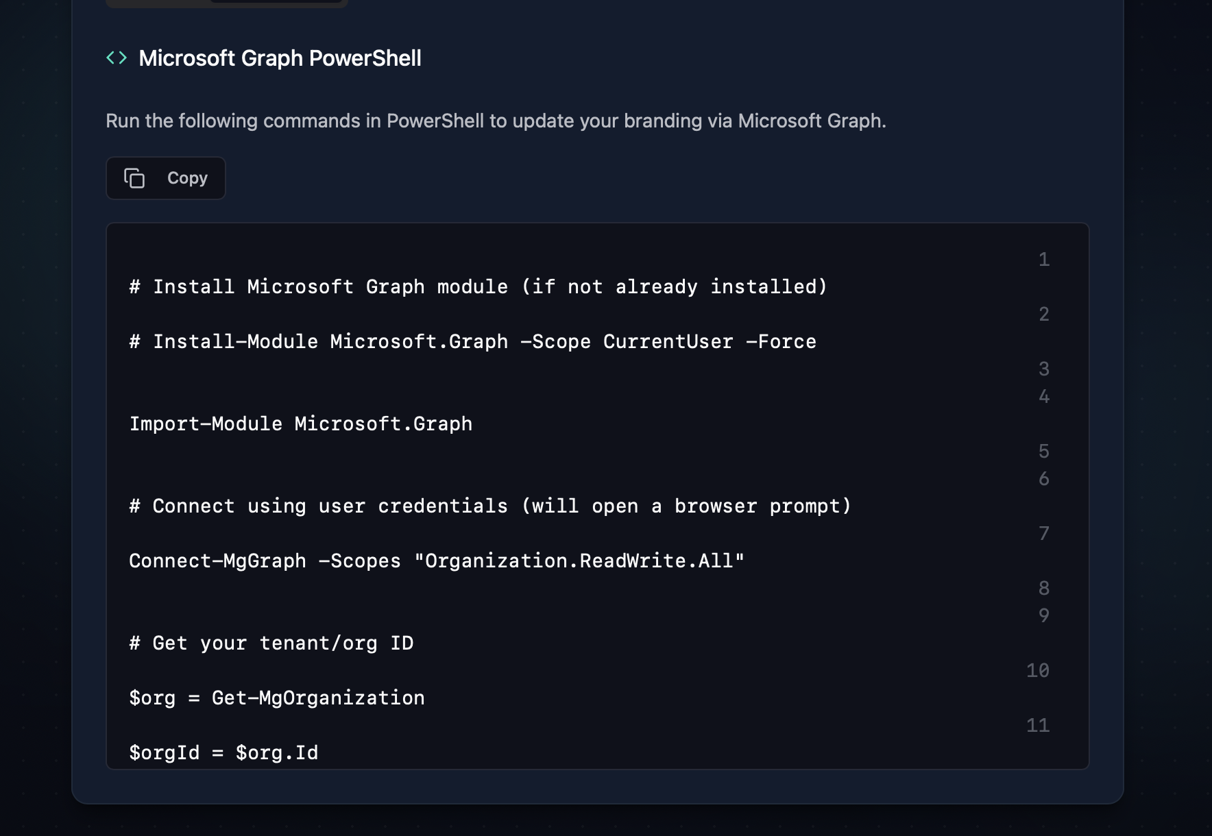 Step 6 (alt): Apply CSS – PowerShell Method